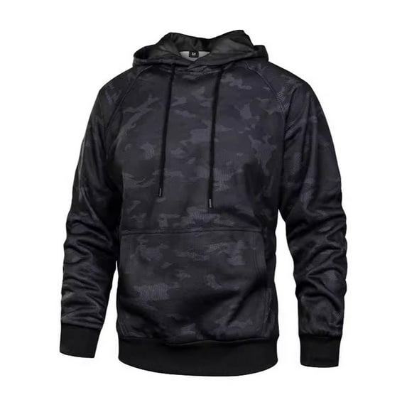 Yuncity Men Hoodie Pullover Camo Hooded Sweatshirts Men's Hoodies,Xl