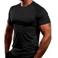 thumbnail image 1 of Yuncity Men Shirt Summer Round Neck Short Sleeve Home Leisure Sports Tee Shirts Mens L, 1 of 8