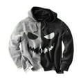 thumbnail image 1 of Yuncity Mens Halloween Hoodies Hallowmas Themedr Pumpkin Print Christmas Long Sleeve Comfortable Casual Sweatshirts For Mens Xxxxl, 1 of 2