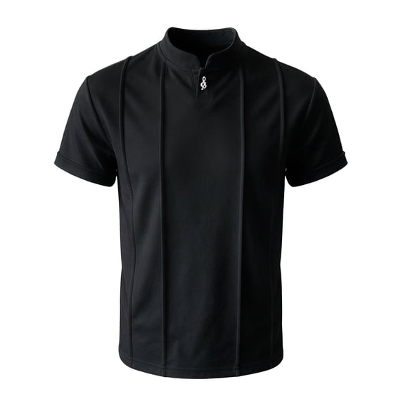 Yuncity Mens Tshirts Plus Size Crew Neck Short Sleeve Solid Color Summer Relaxed Outdoor Daily Wear Men's Tees Size L Black