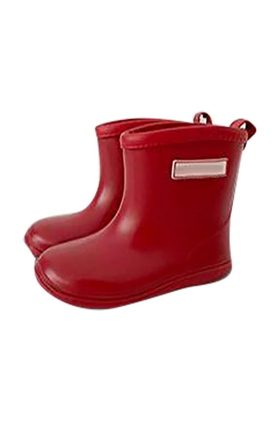 Rain Boots Kids Boys Girls Baby Easy On Rain Shoes Toddler Little Kid Short Lightweight Rainy Day Boots Footwear 9-12 Months