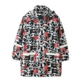 thumbnail image 1 of Yuncity Rain Coats For Girls Boys Children Kids Hooded Cartoon Print Rain Dungarees Windproof Waterproof Outwear Trench Coat Hoodies Clothes 2-11Y Raincoat 2-3 Years, 1 of 9