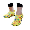 thumbnail image 1 of Yuncity Sneakers For Kids Hook Loop Barefoot Style Wide Toe Lightweight Breathable Sport Outdoor Daily Wear Boys Girls Shoes Size 9-9.5 Years Yellow, 1 of 8