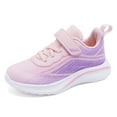 thumbnail image 1 of Yuncity Sneakers Toddler Boys Girls Mesh Hook Loop Soft Sole Lightweight Casual Athletic Non- Outdoor Daily Wear Kids Shoes Size 7-8 Years Pink, 1 of 8