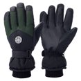 thumbnail image 1 of Yuncity Winter Unisex Winter Ski Gloves Touchscreen Waterproof Non- Warm Thickened Snow Gloves For Outdoor Skiing Riding,Size L Army Green, 1 of 2