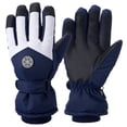 thumbnail image 1 of Yuncity Winter Unisex Winter Ski Gloves Touchscreen Waterproof Non- Warm Thickened Snow Gloves For Outdoor Skiing Riding,Size L Navy, 1 of 2