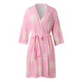 thumbnail image 1 of Yuncity Womens Nightgown Kimono Robes Knit Bathrobe Soft Lightweight Knee Length S-Xxl Pajamas Pjs Loungewear S-Xxl, 1 of 6