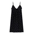 thumbnail image 1 of Yuncity Womens Nightgown Summer Cotton Nightdress Mid-Length Cute Cartoon Pajamas With Chest Pads Pjs Sleepwear Soft M-Xxl, 1 of 8