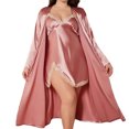 thumbnail image 1 of Yuncity Womens Nightgowns Pajama Dress Set Plus Size Silk Strappy Tops Pjs Loungewear Soft Xl-5Xl, 1 of 3