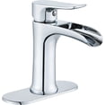 thumbnail image 1 of Yundoom Chrome Bathroom Faucet,Bathroom Sink Faucet,Waterfall Bathroom Faucet, 1 of 8
