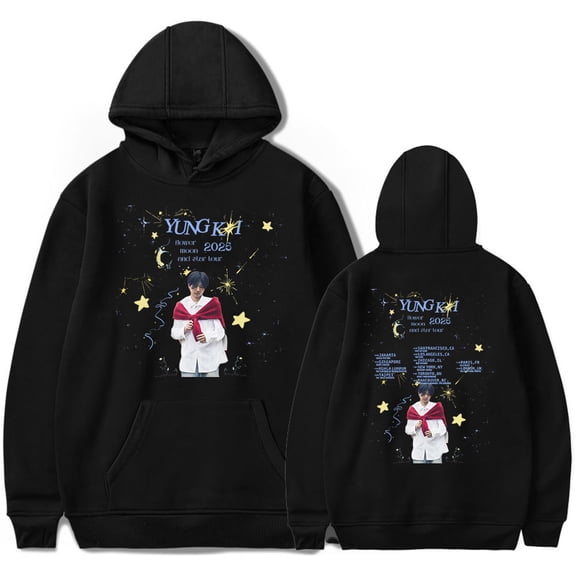 Yung Kai Merch 2025 Tour Hoodie Spring Autumn Fashion Men/Women Casual Tops Long Sleeve Sweatshirts