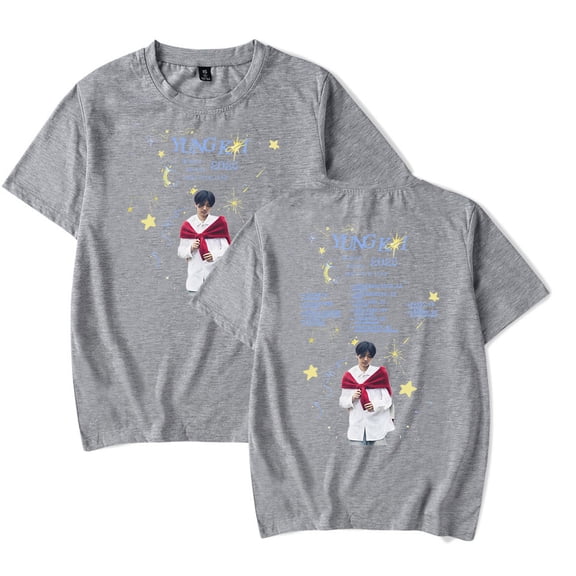 Yung Kai Merch 2025 Tour Summer Unisex Short-sleeved T-shirt Fashion Y2K Printed Casual Stylish Design Tee