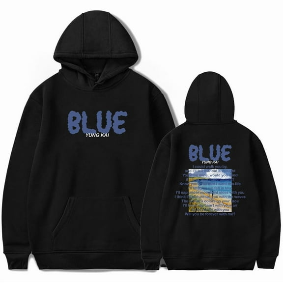 Yung Kai Merch Blue Hoodie Spring Autumn Fashion Men/Women Casual Tops Long Sleeve Sweatshirts