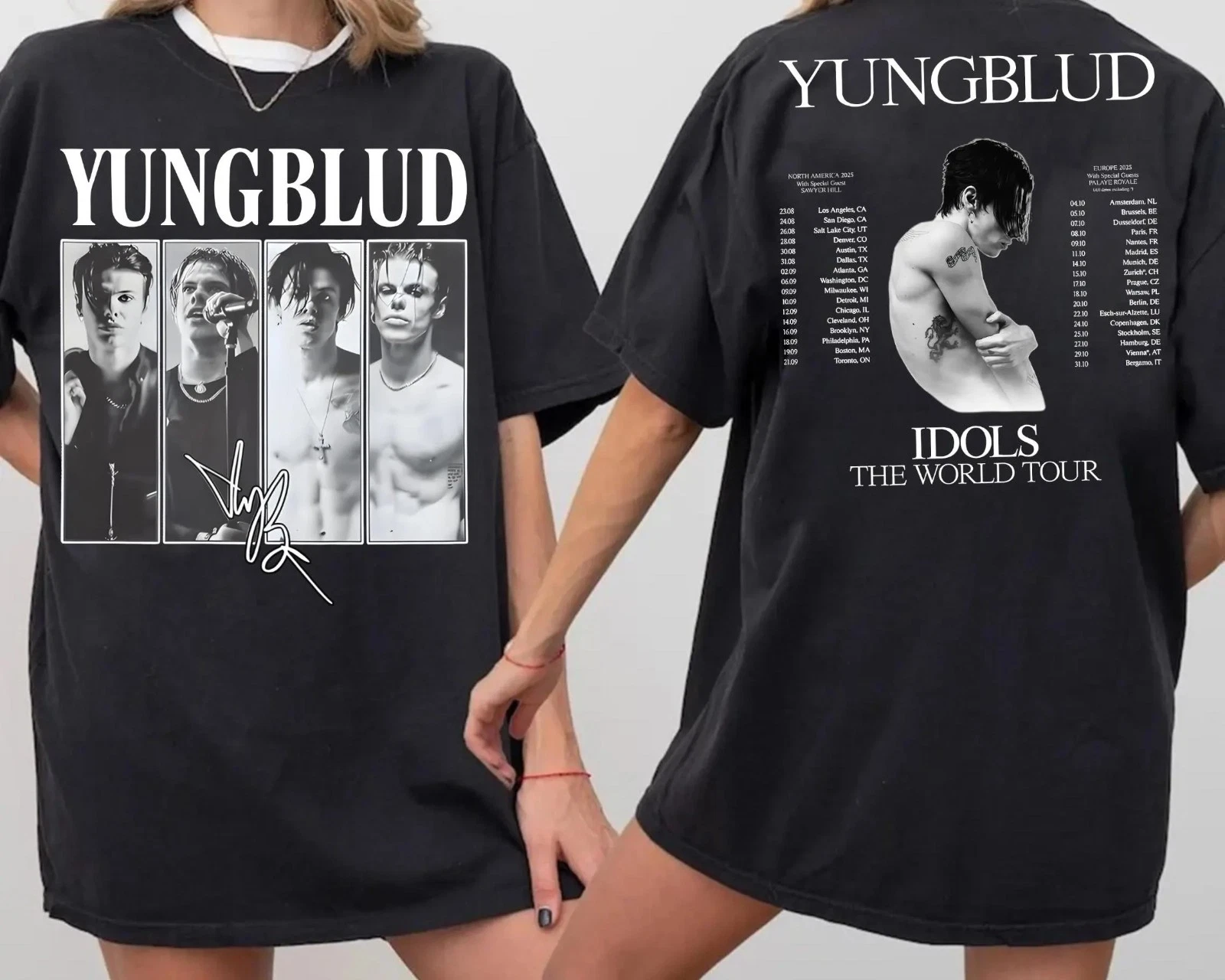 Yungblud 2025 Concert Shirt 2025 Yungblud Idols World Tour T Shirt Yungblud 2025 Concert Shirt 2025 Yungblud Idols World Tour T Shirt 4124db60 C755 40f5 913e