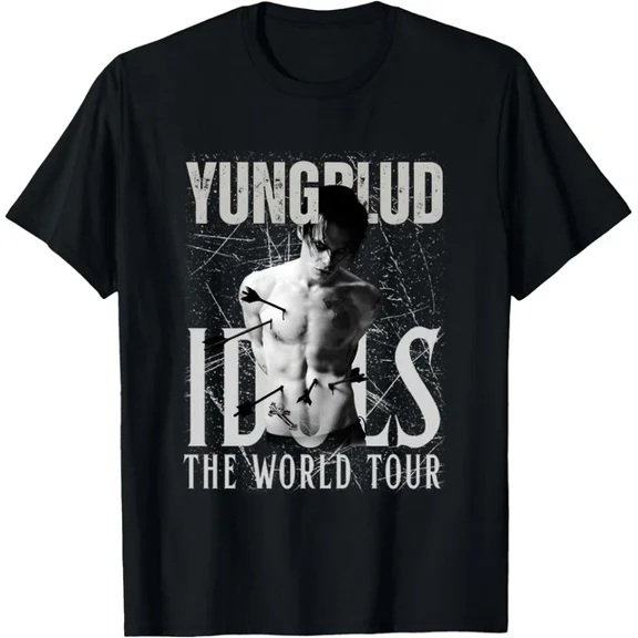 Yungblud Idols The Word Tour 2025 T-Shirt, Family Fan Yungblud Shirt, Fans Gift ,Black Color,Size L