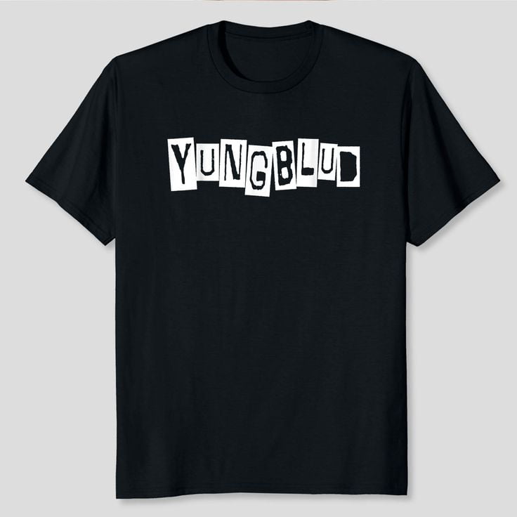 YUNGBLUD グラフィックTシャツ Lサイズ Yungblud Logo T-Shirt, Men's And Women's Graphic Tee 100