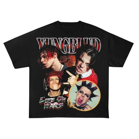 Yungblud Tour Bootleg Tee Yungblud Tour Yungblud Shirt Yungblud 2025 New T-Shirt ,Black Color,Size L