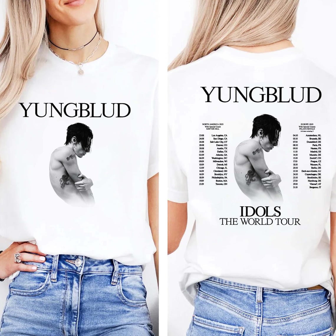 Yungblud Tour tee Yungblud tour Yungblud shirt Yungblud 2025 New