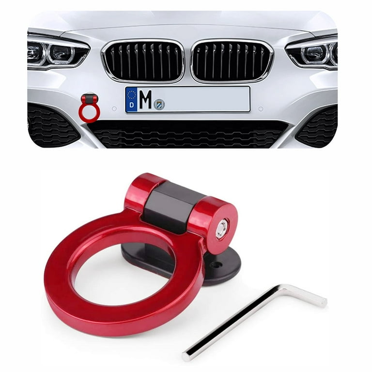  Yungeln Tow Hook Kit Car Tow Hook Decor Bumper Trailer Sticker  for Exterior Auto Accessories ONLY for Decoration… : Automotive