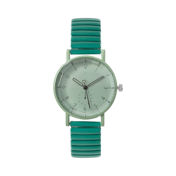 Yungyresw Casual Analog Watch For Women Stylish Classic Round Dial Quartz Wristwatch Daily Easy Read Fashion Watches Green