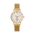 thumbnail image 1 of Yungyresw Fashion Watch For Women Minialist Bracelet Band Round Dial Casual Wristwatch Travel Business Stylish Watch Gold, 1 of 3