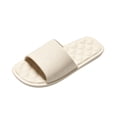 thumbnail image 1 of Yungyresw Foldable Travel Slippers Soft Sole Portable Casual Shower Sandals Open Toe Slip On Relaxed Fit Indoor Slippers Beach Footwear Khaki 44, 1 of 6