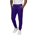 thumbnail image 1 of Yungyresw Men's Sweatpants Joggers Drawstring Waist Retro Style Cuffed Pants Athletic Lounge Trousers Casual Sportswear Gym Workout Pants Lightweight Tapered Leg Streetwear Fashion Bottoms S, 1 of 8