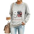 thumbnail image 1 of Yungyresw Sweatshirt for Women 911 Memorial American Flag Raglan Long Sleeve Casual T-Shirt Vintage 25th Anniversary Twin Towers Graphic, 1 of 6