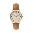 thumbnail image 1 of Yungyresw Women's Classic Quartz Watch Easy Read Round Dial Leather Strap Wristwatch Classic Vintage Style Fashion Watches Brown, 1 of 3