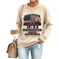 thumbnail image 1 of Yungyresw Womens Sweatshirts 9/11 Memorial V Neck T Shirt 25th Anniversary Never Forget Patriotic Graphic Tee Long Sleeve Tops, 1 of 5