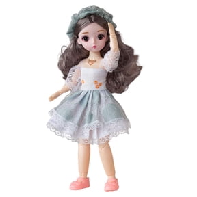 Yunhgft 1/6 BJD Doll 3D Animation up Include Clothes for Halloween Gift Green