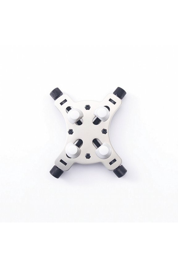 1 Adjustable Watch Case Holder Stainless Steel Fixture with Guarding Posts Scratch Resistant for Delicate Timepiece Servicing