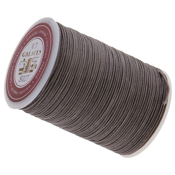 Yunhgft 1 Roll Polyester Round Waxed Braided Threads Cord 1mm for Hand/Machine Sewing S027