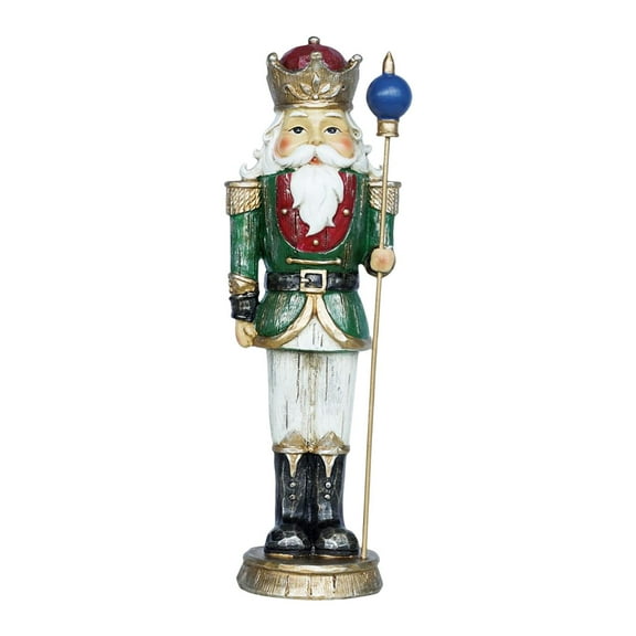 Yunhgft 10 Inch Christmas Nutcracker Soldier Birthday Gift Desktop Display Party Holiday Green