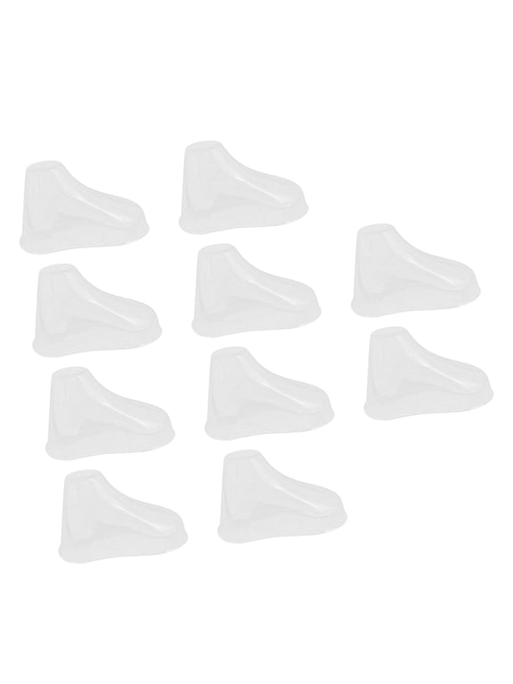 10 Pieces Clear Child Feet Display Home Use Stands Kids Child Booties Shoe Racks 8 cm
