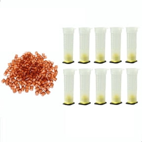Yunhgft 130 Pieces Queen Rearing System Cell Cups Holder Cage, Beekeeping Tool Kit -