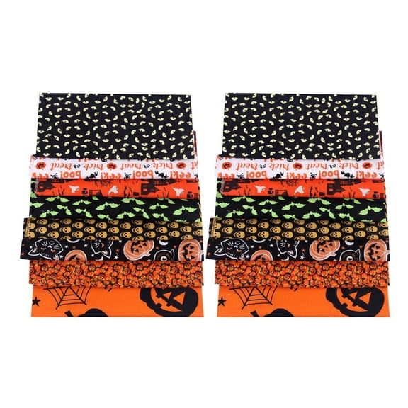 Yunhgft 16 Cotton Craft Fabric Bundle Squares Patchwork DIY Sewing Scrapbooking Quilting