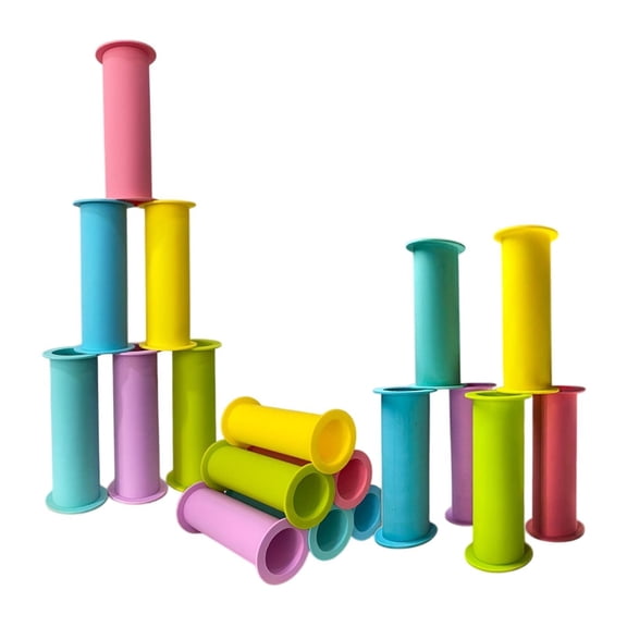 Yunhgft 18 Pieces Stacking Cup Set for Kids Challenge Competition Developmental Toys for