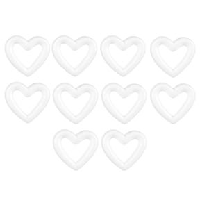 Yunhgft 2/5/10 Heart Shape Styrofoam Foam Crafts Decor for Handmade DIY Modelling Crafts 5.5CM