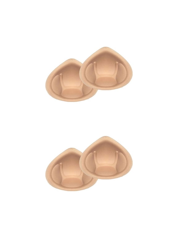 2 Pairs of Women's Bar Sponge Pad Push Up Insert Bra Cup Replacement Chest Pads