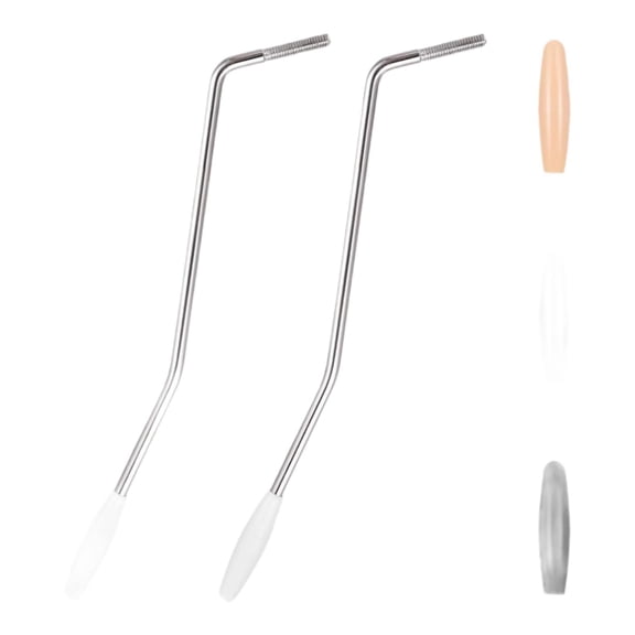 Yunhgft 2 Pieces Thread Tremolo Arm Whammy Bar 5 mm Metal Tremolo Bar Bridge Tremolo Bar