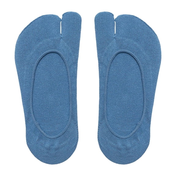 Yunhgft 2 Toe Flip Flop Socks, Show Toe Socks, Women Summer Casual Socks for Girls Party Dark Blue