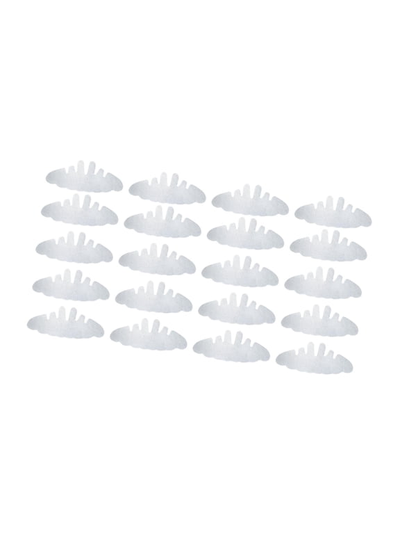 20 Pieces Baseball Cap Inserts Adults Baseball Hat Sweat Liners, for Tennis Caps White 29cmx12.5cm