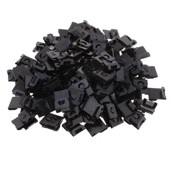 Yunhgft 200Pcs Photo Frame Hangers S Shape Backs Plastic Display Photo Hanging Hangers