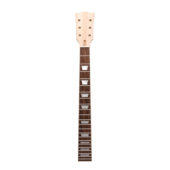 Yunhgft 22 Fret Guitar Neck 25.2inch Maple Rosewood Fingerboard Natural with trapezoid