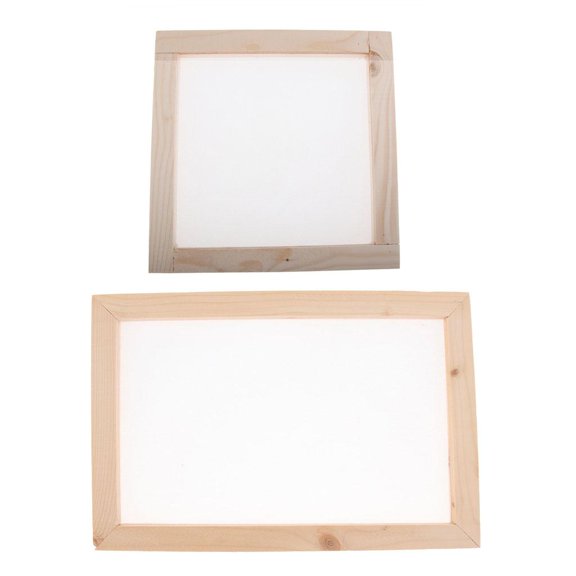 Yunhgft 2Pcs A4 Paper Making Mould Kit Screen Frame Crafts Recycling DIY Paper Supplies