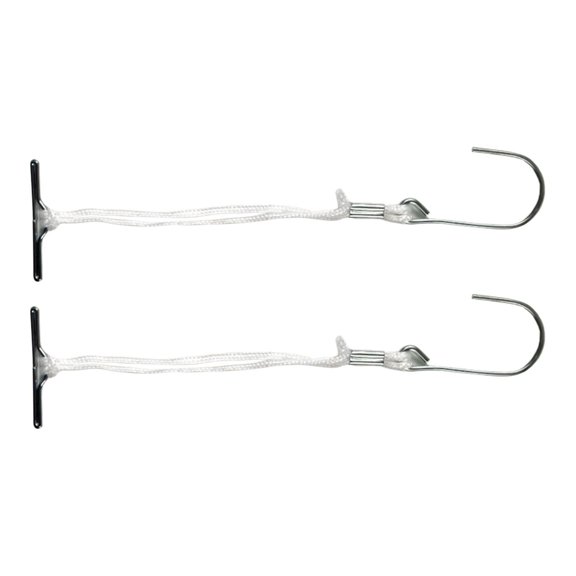 Yunhgft 2Pcs Pattern Hook with Cord Knotted Metal Clamped for Hold Sloper Hanging Nylon