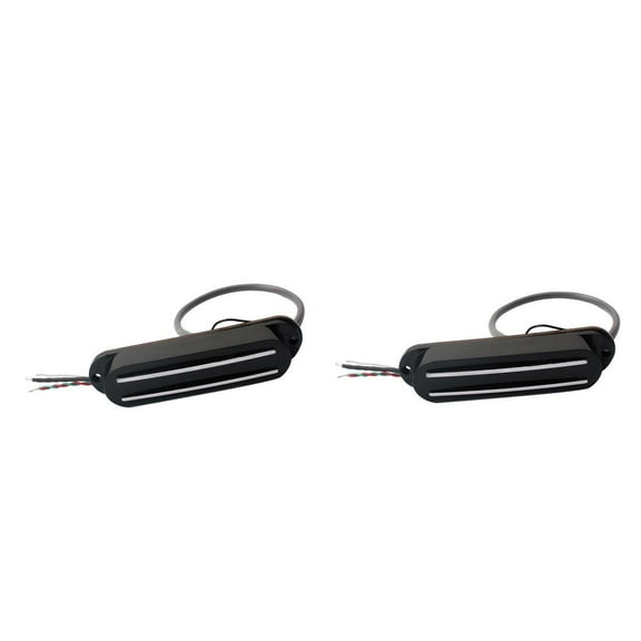 Yunhgft 2Pieces Metal Dual Coil Pickups Active Humbucker for Guitar Replacement Accs