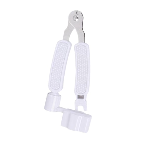Yunhgft 3 in 1 Guitar String Winder Bridge Pin Puller, Luthier Tool Lightweight Portable White