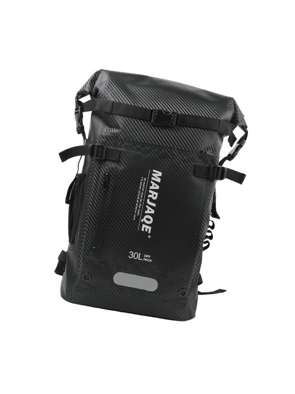 30L Dive Gear Backpack Waterproof Dry and Wet Separation Lightweight Daypack Black